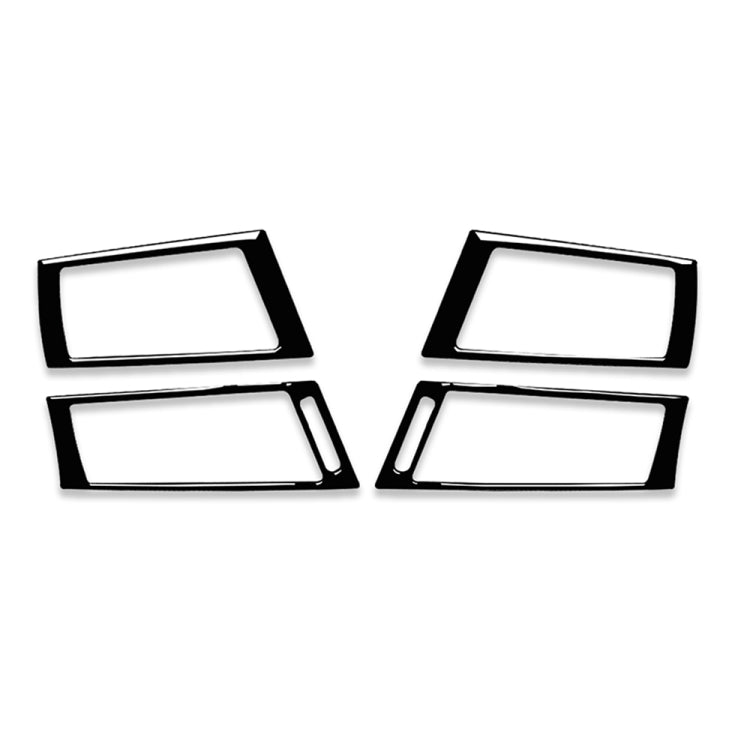For BMW X5 E70 / X6 E71 2008-2013 Car Side Air Outlet Decorative Sticker, Left and Right Drive Universal(Black) - Car Interior Mouldings by PMC TechLife | Online Shopping South Africa | PMC TechLife | Buy Now Pay Later Mobicred