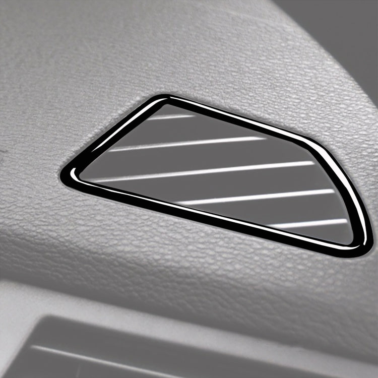 2pcs / Set Car Left Drive Dashboard Air Outlet Frame Decorative Sticker for BMW X5 E70 / X6 E71 2008-2013, Left and Right Drive Universal(Black) - Car Interior Mouldings by PMC TechLife | Online Shopping South Africa | PMC TechLife | Buy Now Pay Later Mobicred