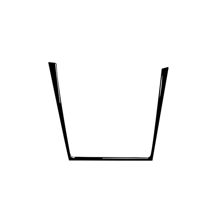 Car Left Drive Water Cup Holder Decorative Sticker for BMW E70 X5 / E71 X6 2009-2013(Black) - free shipping - PMC TechLife - Order now!