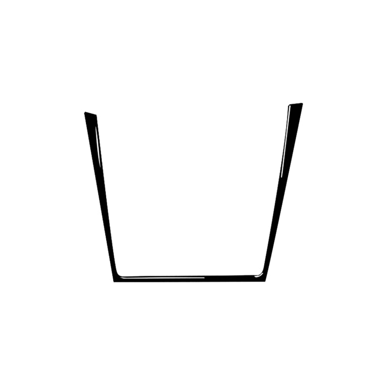 Car Right Drive Water Cup Holder Decorative Sticker for BMW E70 X5 / E71 X6 2009-2013(Black) - Car Interior Mouldings by PMC Jewellery | Online Shopping South Africa | PMC Jewellery | Buy Now Pay Later Mobicred