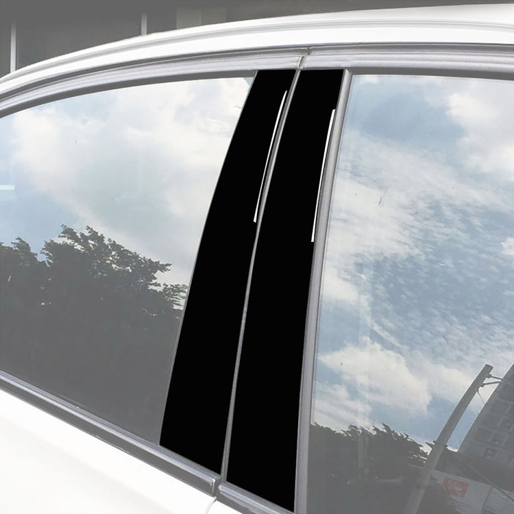 Car B Pillar Decorative Sticker for BMW X5 E70 2008-2013, Left and Right Drive Universal(Black) - Car Interior Mouldings by PMC TechLife | Online Shopping South Africa | PMC TechLife | Buy Now Pay Later Mobicred