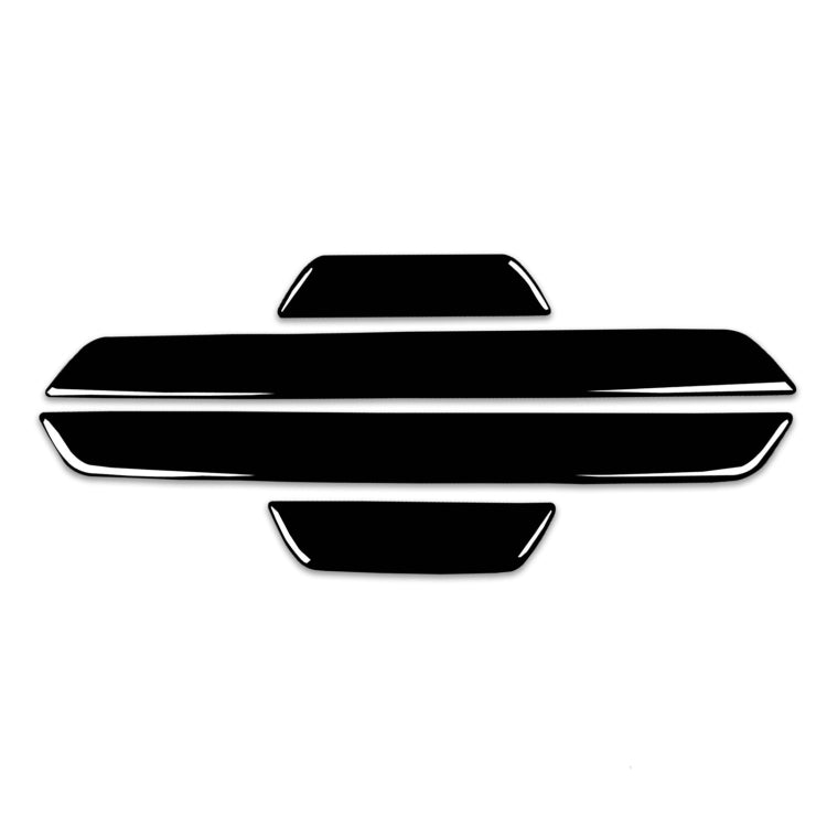 Car Door-step Decorative Sticker for BMW X5 E70 2008-2013 / X6 E71 2009-2014,  Left and Right Drive Universal (Black) - Car Interior Mouldings by PMC TechLife | Online Shopping South Africa | PMC TechLife | Buy Now Pay Later Mobicred