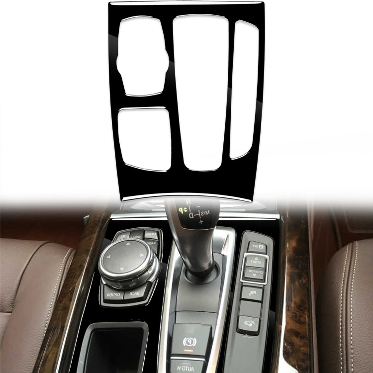 Car Right Drive Gear Panel Decorative Sticker for BMW X5 / X6 F15 F16 2014-2017(Black) - Car Interior Mouldings by PMC Jewellery | Online Shopping South Africa | PMC Jewellery | Buy Now Pay Later Mobicred