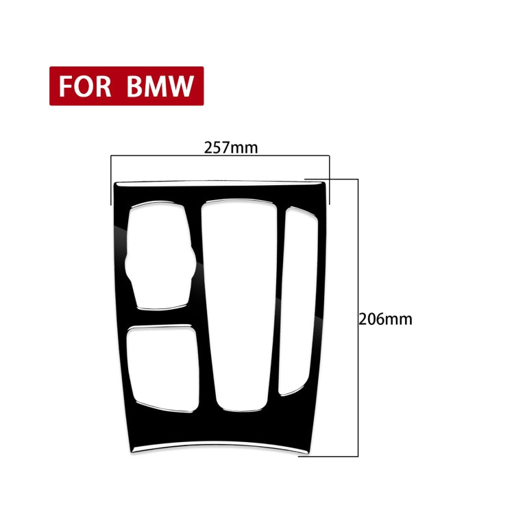 Car Right Drive Gear Panel Decorative Sticker for BMW X5 / X6 F15 F16 2014-2017(Black) - Car Interior Mouldings by PMC Jewellery | Online Shopping South Africa | PMC Jewellery | Buy Now Pay Later Mobicred