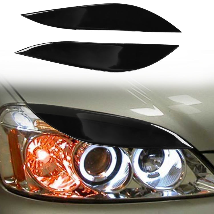 Pair Car Lamp Eyebrow Soft Decorative Sticker for Honda Civic 2001-2003 (Black) - Lamp Decoration by PMC TechLife | Online Shopping South Africa | PMC TechLife | Buy Now Pay Later Mobicred