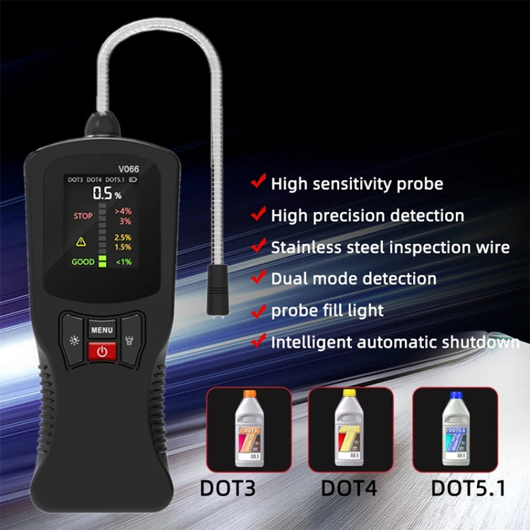 V066 Car Brake Fluid Detection Pen Moisture Tester - Electronic Test by PMC TechLife | Online Shopping South Africa | PMC TechLife | Buy Now Pay Later Mobicred