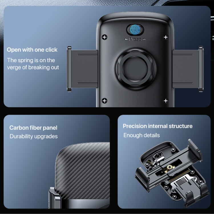 Yesido C175 Mini Suction Cup Type Mechanical Phone Clip Car Holder - Universal Car Holders by Yesido | Online Shopping South Africa | PMC TechLife | Buy Now Pay Later Mobicred