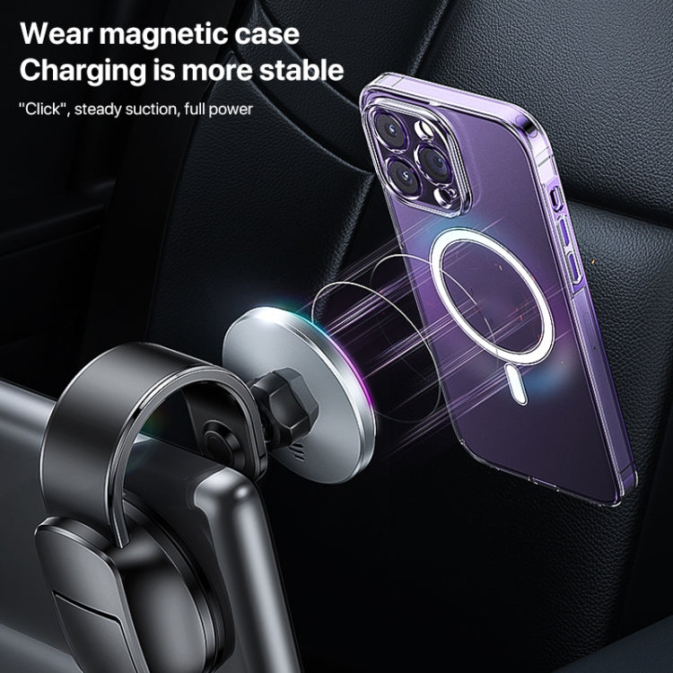 Yesido C292 15W Magnetic Suction Wireless Charging Car Holder - free shipping - PMC TechLife - Order now!