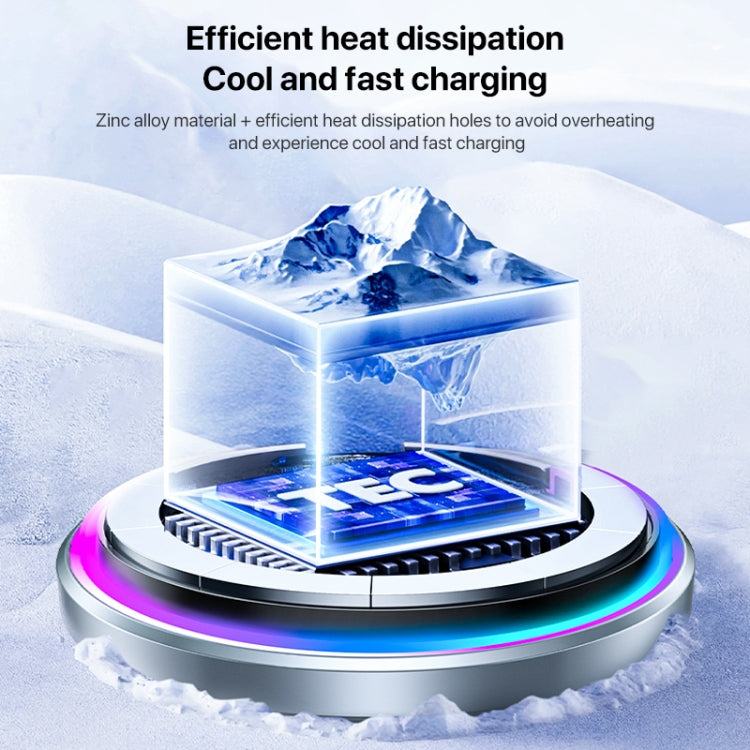 Yesido C292 15W Magnetic Suction Wireless Charging Car Holder - free shipping - PMC TechLife - Order now!