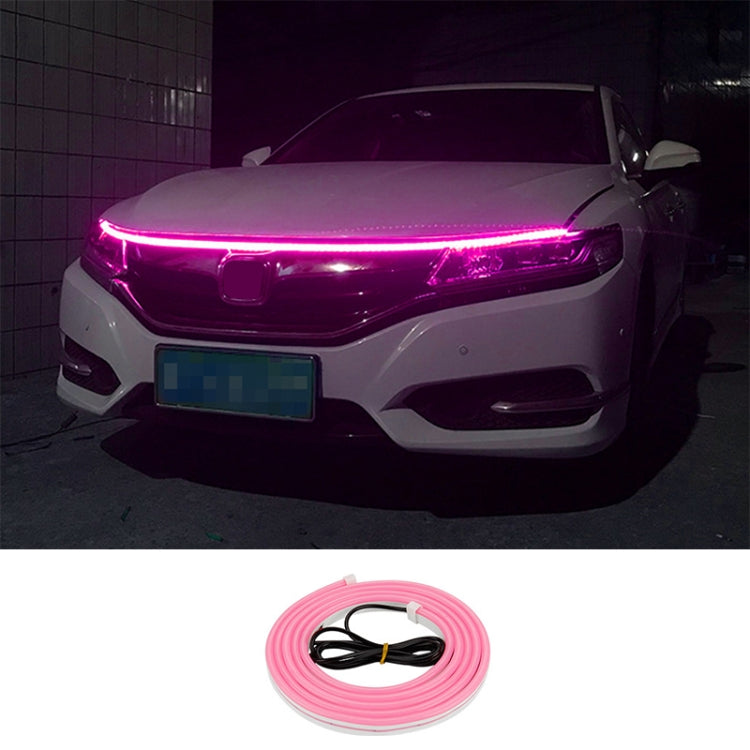 2m Car Daytime Running Super Bright Decorative LED Atmosphere Light (Pink Light) - Decorative Lights by PMC TechLife | Online Shopping South Africa | PMC TechLife | Buy Now Pay Later Mobicred