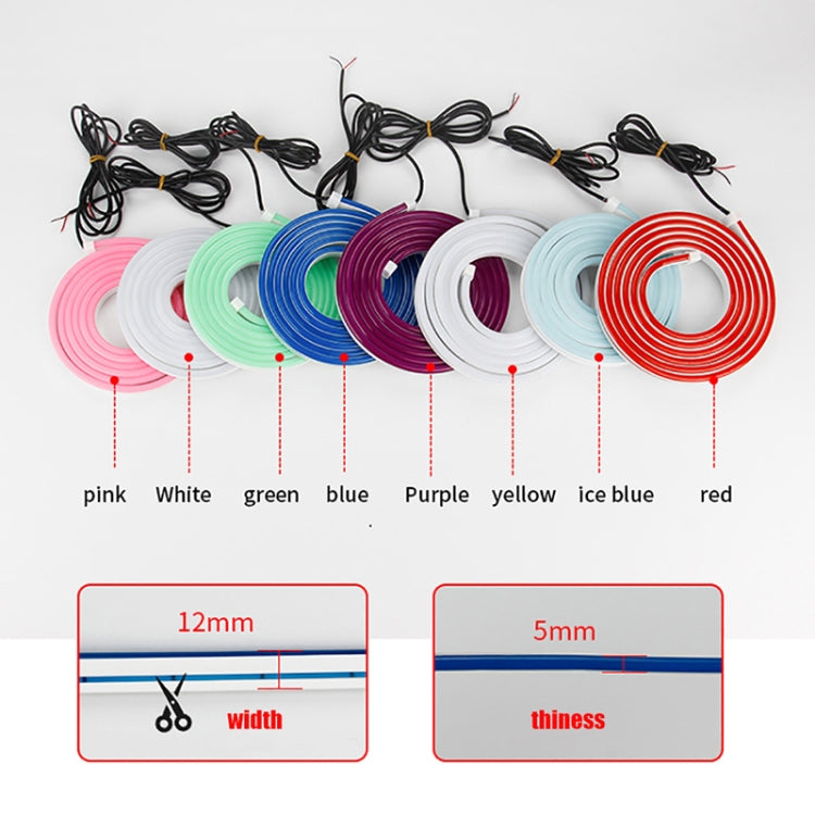 2m Car Daytime Running Super Bright Decorative LED Atmosphere Light (White Light) - Decorative Lights by PMC TechLife | Online Shopping South Africa | PMC TechLife | Buy Now Pay Later Mobicred