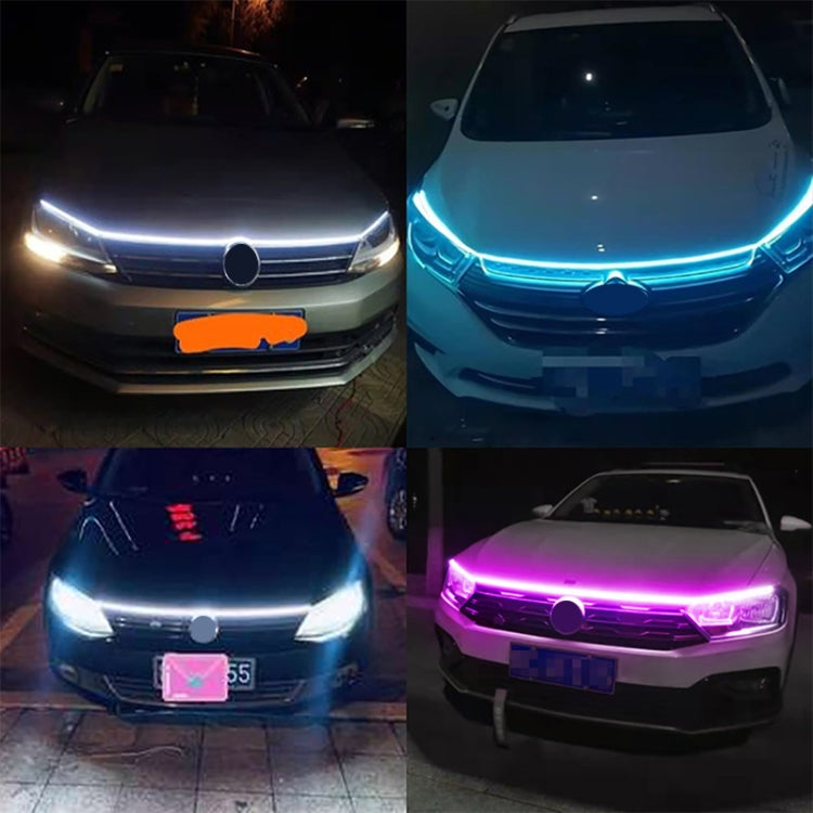 2m Car Daytime Running Super Bright Decorative LED Atmosphere Light (Pink Light) - Decorative Lights by PMC TechLife | Online Shopping South Africa | PMC TechLife | Buy Now Pay Later Mobicred