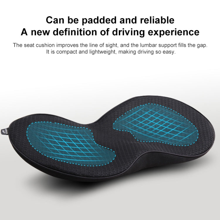 Car mini Seat Cushion Breathable Lumbar Seat Mat (Black) - Seat Accessories by PMC TechLife | Online Shopping South Africa | PMC TechLife | Buy Now Pay Later Mobicred