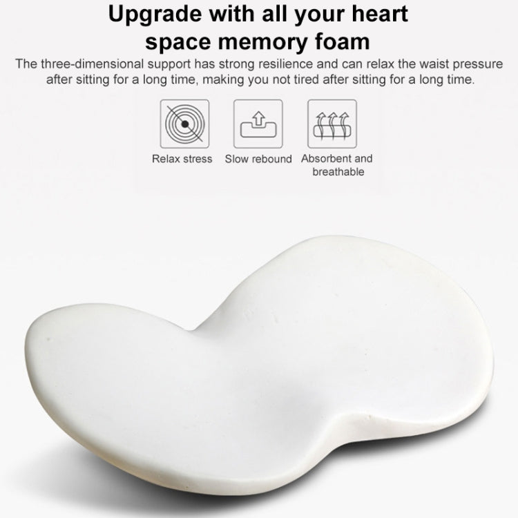 Car mini Seat Cushion Breathable Lumbar Seat Mat (Red) - Seat Accessories by PMC TechLife | Online Shopping South Africa | PMC TechLife | Buy Now Pay Later Mobicred