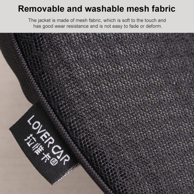 Car mini Seat Cushion Breathable Lumbar Seat Mat (Beige) - Seat Accessories by PMC TechLife | Online Shopping South Africa | PMC TechLife | Buy Now Pay Later Mobicred