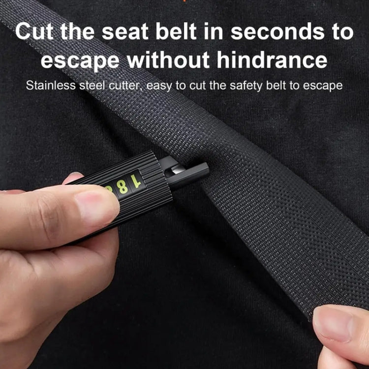 Car Multi-functional Emergency Safety Hammer Temporary Parking Dual Number Plate (Blue) - Emergency Hammer by PMC TechLife | Online Shopping South Africa | PMC TechLife | Buy Now Pay Later Mobicred