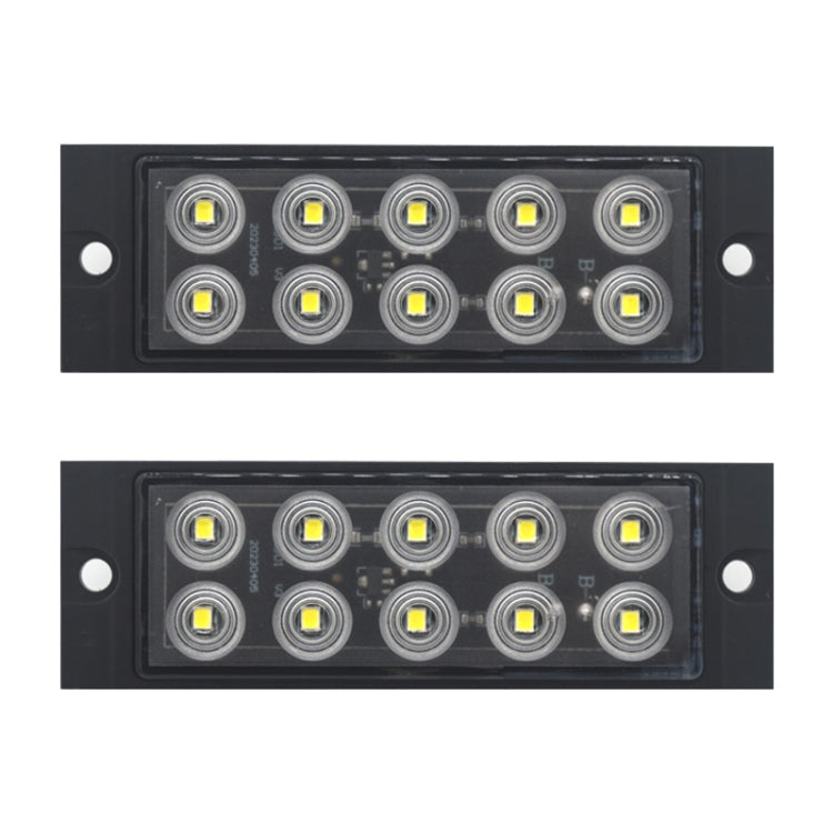 2pcs Car / Truck 10LEDs Side Marker Indicator Lights Bulb Lamp (White) - Clearance Lights by PMc TechLife | Online Shopping South Africa | PMc TechLife | Buy Now Pay Later Mobicred