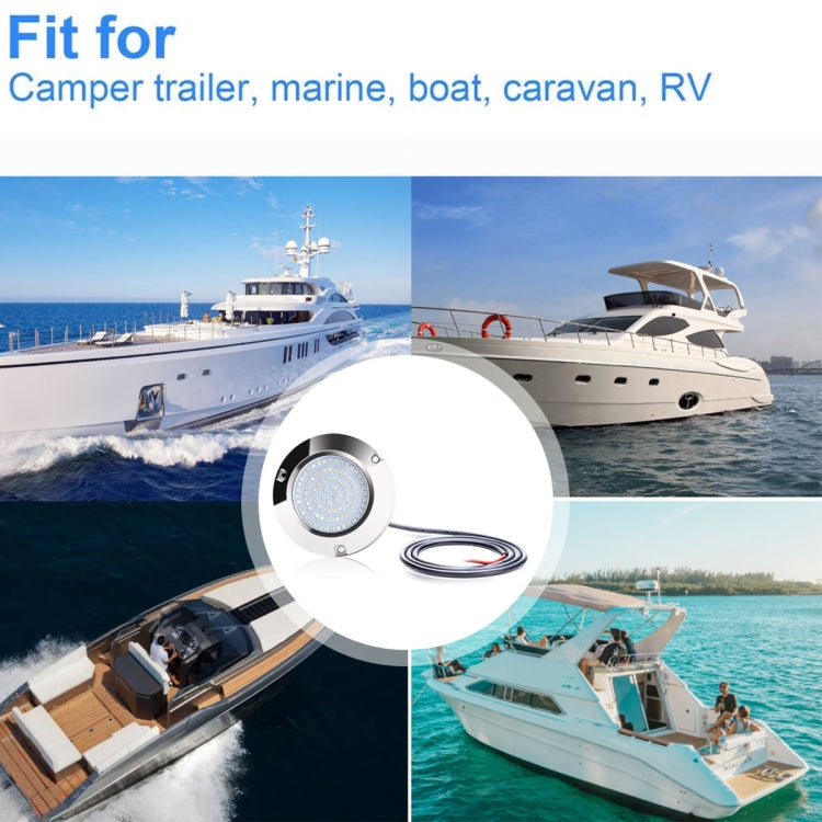 Ship / Yacht 10-30V 90LEDs Waterproof Stainless Steel Underwater Light (White Light) - Marine Accessories & Parts by PMC TechLife | Online Shopping South Africa | PMC TechLife | Buy Now Pay Later Mobicred