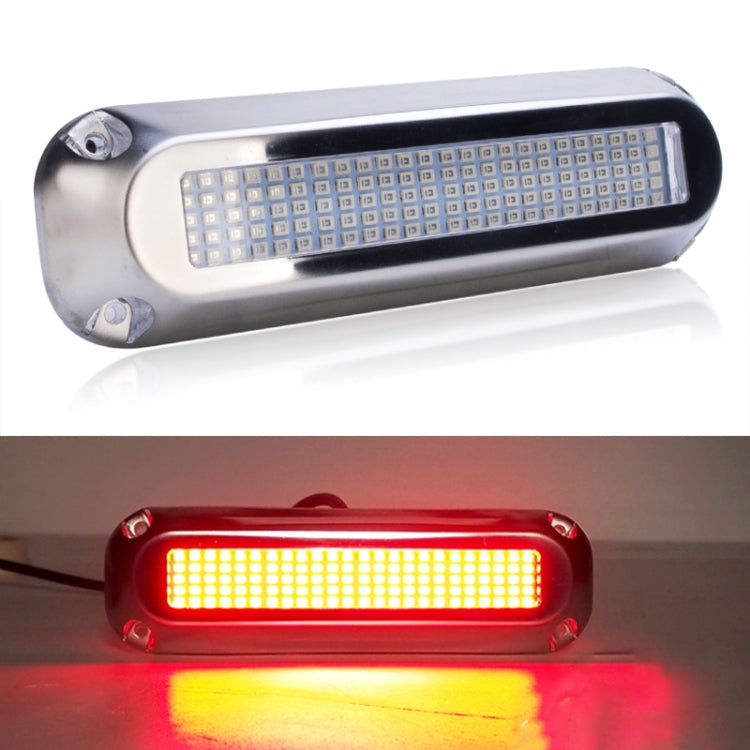 Ship / Yacht 10-30V 120LEDs Waterproof Stainless Steel Underwater Light (Red Light) - Marine Accessories & Parts by PMC TechLife | Online Shopping South Africa | PMC TechLife | Buy Now Pay Later Mobicred