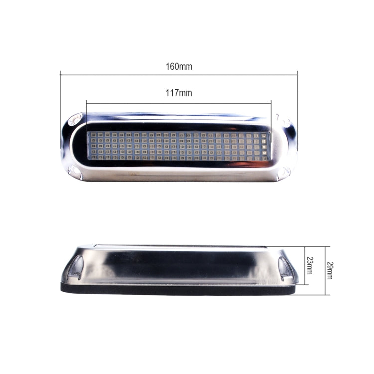 Ship / Yacht 10-30V 120LEDs Waterproof Stainless Steel Underwater Light (Blue Light) - Marine Accessories & Parts by PMC TechLife | Online Shopping South Africa | PMC TechLife | Buy Now Pay Later Mobicred