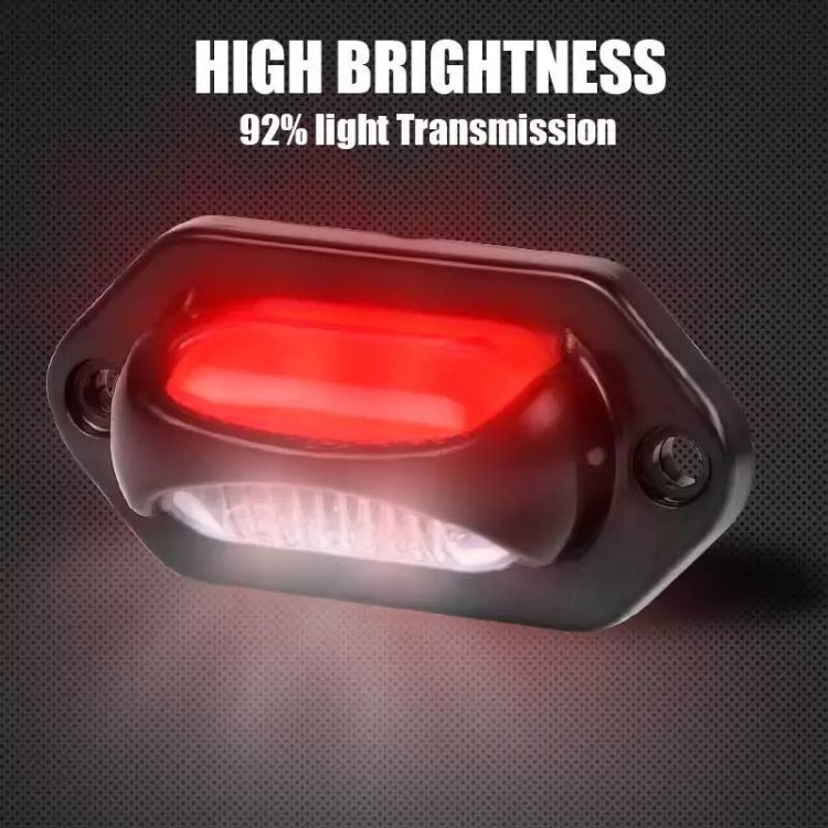 2pcs Car / Truck 12-24V 8LEDs Dual Color Side Marker Indicator Lights Bulb Lamp - Clearance Lights by PMc TechLife | Online Shopping South Africa | PMc TechLife | Buy Now Pay Later Mobicred