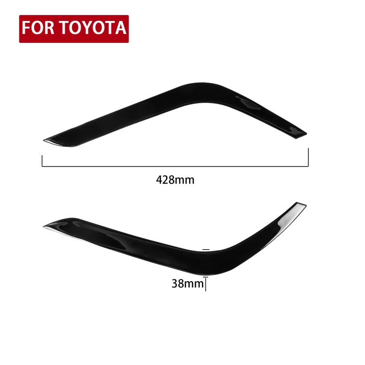 Pair Car Lamp Eyebrow Soft Decorative Sticker for Toyota Tundra 2014-2018 - Lamp Decoration by PMC TechLife | Online Shopping South Africa | PMC TechLife | Buy Now Pay Later Mobicred