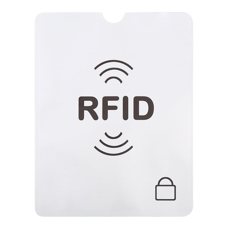 100pcs Aluminum Foil Anti Theft RFID Blocking Sleeve Passport Passbook Protector, Size: 13.5*10.5cm - free shipping - PMC Jewellery - Order now!