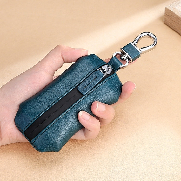TP-9016 Litchi Texture Waterproof Zipper Car Key Bag (Black) - Car Key Cases by PMC TechLife | Online Shopping South Africa | PMC TechLife