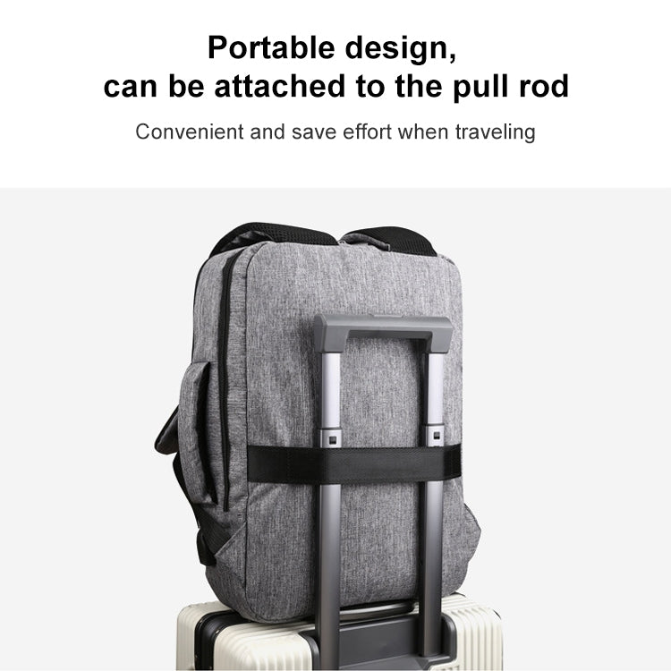 cxs-620 Multifunctional Oxford Laptop Bag Backpack (Light Grey) - Backpack by PMC Jewellery | Online Shopping South Africa | PMC Jewellery | Buy Now Pay Later Mobicred