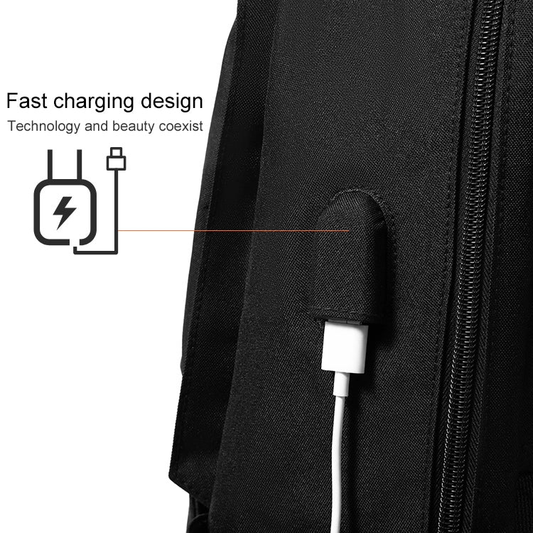 cxs-7303 Upgraded Version Multifunctional Oxford Laptop Bag Backpack (Black) - free shipping - PMC Jewellery - Order now!