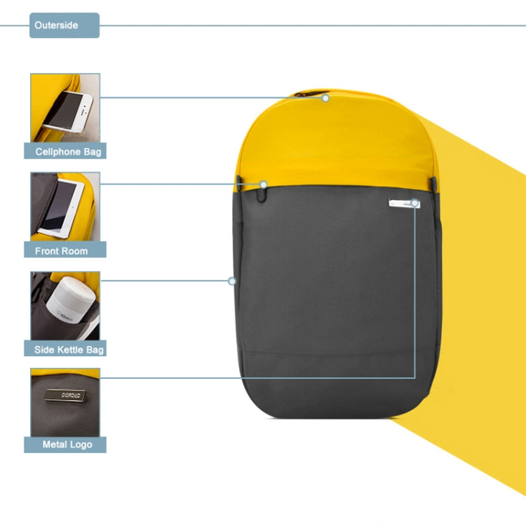 POFOKO XY Series 14-15.4 inch Fashion Color Matching Multi-functional Backpack Computer Bag, Size: M - Backpack by POFOKO | Online Shopping South Africa | PMC TechLife | Buy Now Pay Later Mobicred