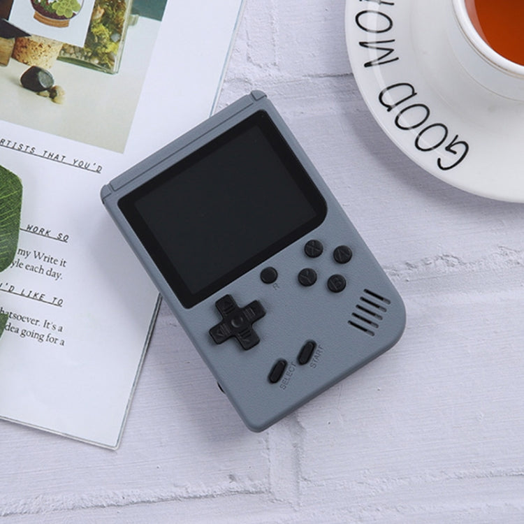 MK800 3.0 inch Macaron Mini Retro Classic Handheld Game Console for Kids Built-in 800 Games, Support AV Output (Grey) - Pocket Console by PMC TechLife | Online Shopping South Africa | PMC TechLife