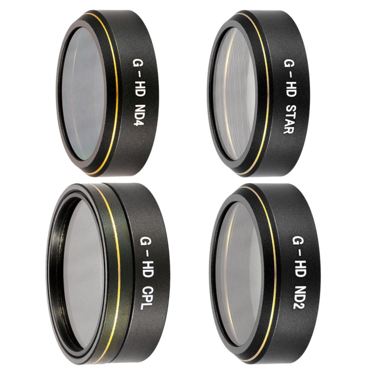4 in 1 HD Drone Star Effect + ND2 + ND4 + CPL Lens Filter Kits for DJI Phantom 4 Pro -  by PMC TechLife | Online Shopping South Africa | PMC TechLife | Buy Now Pay Later Mobicred