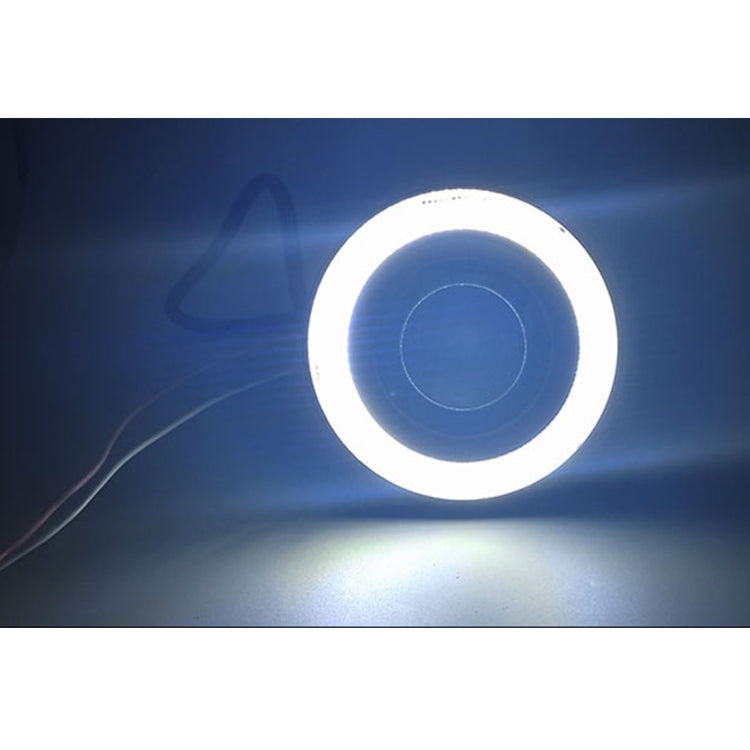 3.0 inch DC 12V 10W 900LM 6500K Car Angel Eyes Fog Lamp Foglight(White Light + White Light) - Fog / Driving Lights by PMC TechLife | Online Shopping South Africa | PMC TechLife | Buy Now Pay Later Mobicred