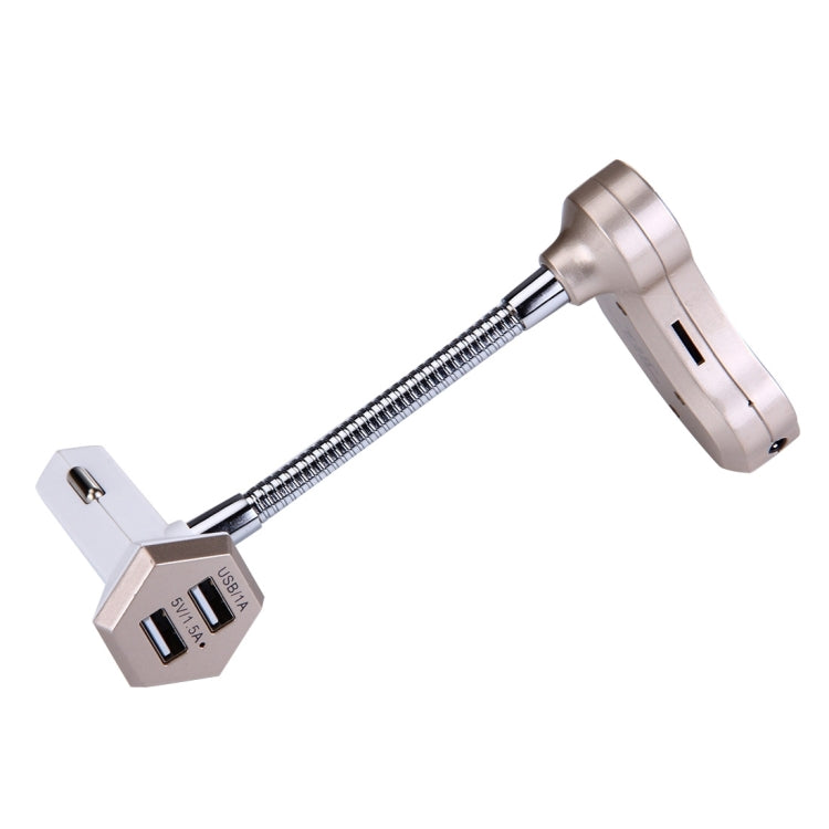 GT86 Dual USB Charger Car Bluetooth FM Transmitter Kit, Support LCD Display / TF Card Music Play / Hands-free(Gold) - free shipping - PMC TechLife - Order now!