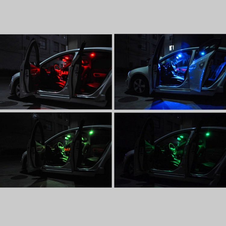 2 PCS Colorful 41MM T10 + Bicuspid Port Remote Control Car Dome Lamp LED Reading Light with 24 LED Lights - Dome Lights by PMC TechLife | Online Shopping South Africa | PMC TechLife | Buy Now Pay Later Mobicred