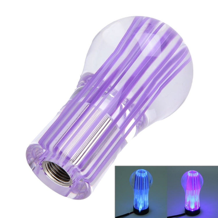 Crystal Double Light Car Breathing Racing Dash LED Magic Lamp Gear Head Shift Knob with Base, Size: 8.2 * 4.5 * 3.0 cm(Green Light + Blue Light) - Shift Knob by PMC TechLife | Online Shopping South Africa | PMC TechLife | Buy Now Pay Later Mobicred