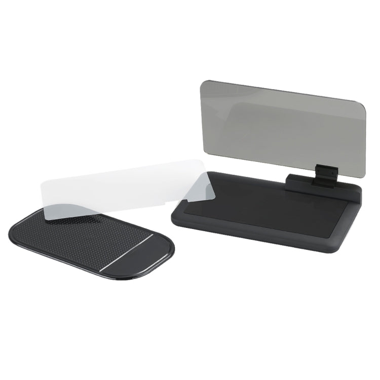 Universal Car GPS HUD Head Up Display Holder / Mobile Phone Navigation Bracket, For iPhone, Galaxy, Huawei, Xiaomi, Lenovo, Sony, LG, HTC and Other Smartphones(Black) - Head Up Display System by PMC TechLife | Online Shopping South Africa | PMC TechLife | Buy Now Pay Later Mobicred