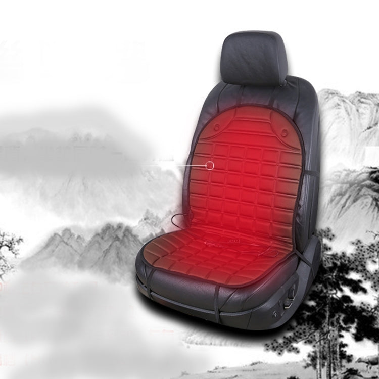 12V Heated Car Seat Cushion Cover Seat Heater Warmer Winter Car Cushion Car Driver Heated Seat Cushion(Grey) - Seat Accessories by PMC Jewellery | Online Shopping South Africa | PMC Jewellery | Buy Now Pay Later Mobicred