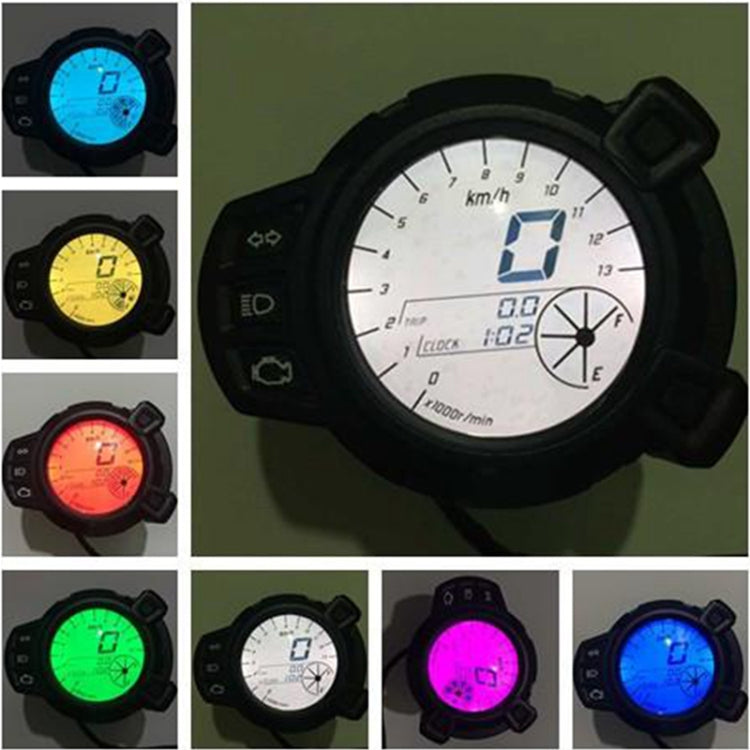B2909 12V Motorcycle Modified Colorful Screen Instrument for BWS/RXM - Electrical Instruments by PMC TechLife | Online Shopping South Africa | PMC TechLife | Buy Now Pay Later Mobicred