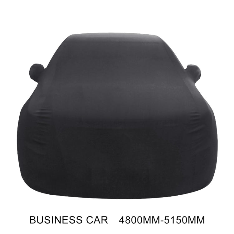 Anti-Dust Anti-UV Heat-insulating Elastic Force Cotton Car Cover for Business Car, Size: 4.8m~5.15m (Black) - PE Material by PMC TechLife | Online Shopping South Africa | PMC TechLife | Buy Now Pay Later Mobicred