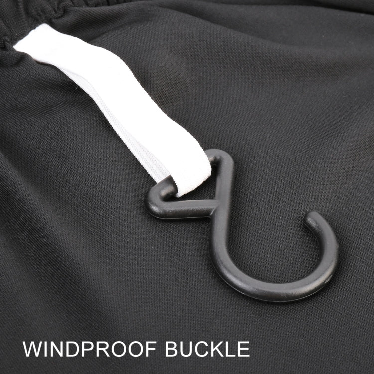 Anti-Dust Anti-UV Heat-insulating Elastic Force Cotton Car Cover for Business Car, Size: 4.8m~5.15m (Black) - PE Material by PMC TechLife | Online Shopping South Africa | PMC TechLife | Buy Now Pay Later Mobicred