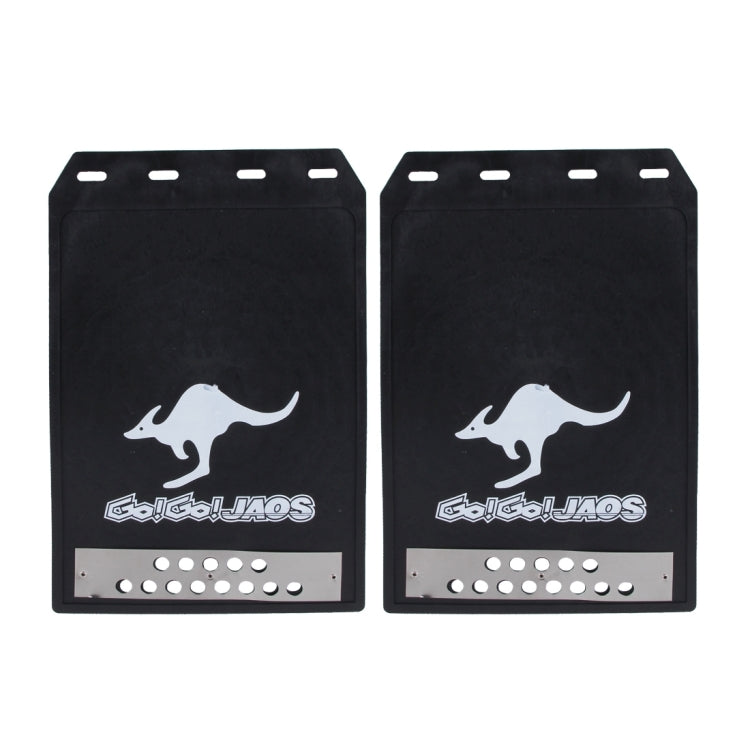 2 PCS WS-003 Premium Heavy Duty Molded Splash Mud Flaps Auto Front and Rear Guards, Small Size, Random Pattern Delivery(Black) - Mudguards by PMC TechLife | Online Shopping South Africa | PMC TechLife | Buy Now Pay Later Mobicred