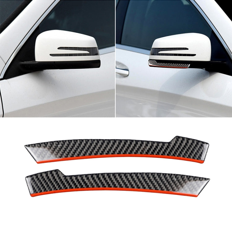 2 PCS Car Carbon Fiber Rearview Mirror Anti-collision Strip Protection Guards Trims Stickers for Mercedes-Benz - Anti Collision Sticker by PMC Jewellery | Online Shopping South Africa | PMC Jewellery | Buy Now Pay Later Mobicred
