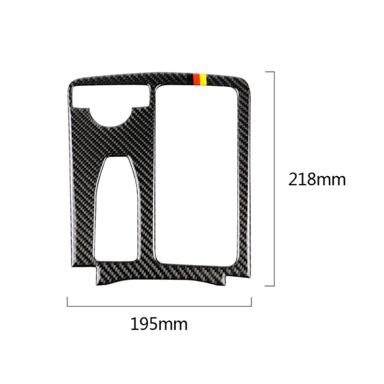 Car German Flag Carbon Fiber Left Drive Gear Position Panel Decorative Sticker for Mercedes-Benz W204 2007-2013 / W212 2010-2012 - Car Interior Mouldings by PMC TechLife | Online Shopping South Africa | PMC TechLife | Buy Now Pay Later Mobicred