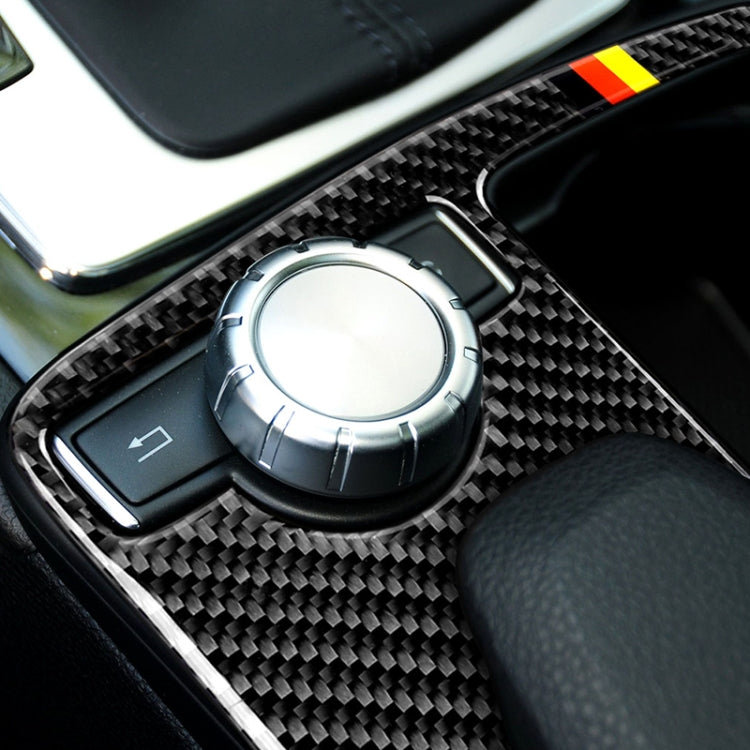 Car German Flag Carbon Fiber Left Drive Gear Position Panel Decorative Sticker for Mercedes-Benz W204 2007-2013 / W212 2010-2012 - Car Interior Mouldings by PMC TechLife | Online Shopping South Africa | PMC TechLife | Buy Now Pay Later Mobicred