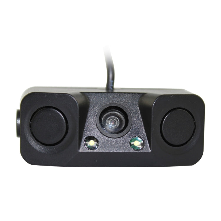 PZ-451 Car Camera LED Lights Parking Sensor 3 in 1  Night Vision Camera Monitor with Buzzer,DC 12V, 720 x 504 pixels,Lens Angle:120 degree - Rear View Cameras by PMC TechLife | Online Shopping South Africa | PMC TechLife | Buy Now Pay Later Mobicred