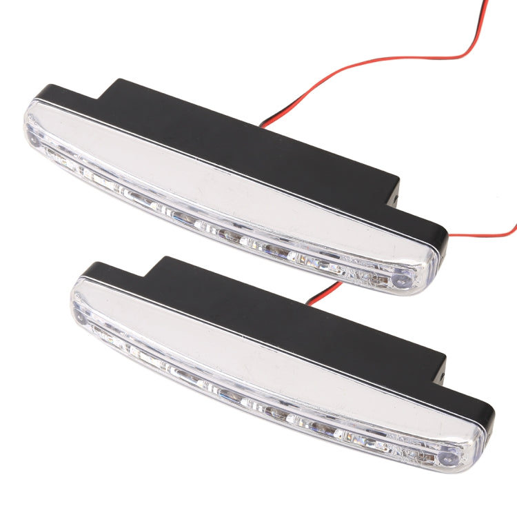 1 Pair DC9-16V 2W 120LM 7000K 8 SMD-5050-LEDs Circular Car DRL&Turn Light - Running Lights by PMC TechLife | Online Shopping South Africa | PMC TechLife | Buy Now Pay Later Mobicred