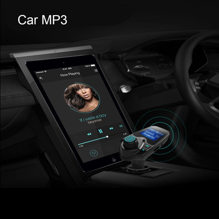 T11 Bluetooth FM Transmitter Car MP3 Player with LED Display, Support Double USB Charge & Handsfree & TF Card & U Disk Music Play Function - Bluetooth Car Kits by PMC TechLife | Online Shopping South Africa | PMC TechLife | Buy Now Pay Later Mobicred