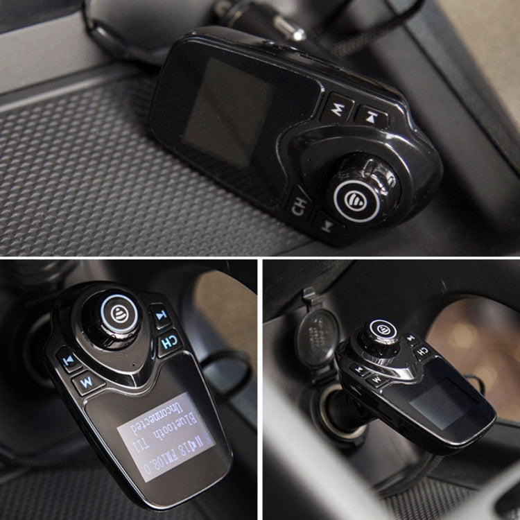 T11 Bluetooth FM Transmitter Car MP3 Player with LED Display, Support Double USB Charge & Handsfree & TF Card & U Disk Music Play Function - Bluetooth Car Kits by PMC TechLife | Online Shopping South Africa | PMC TechLife | Buy Now Pay Later Mobicred